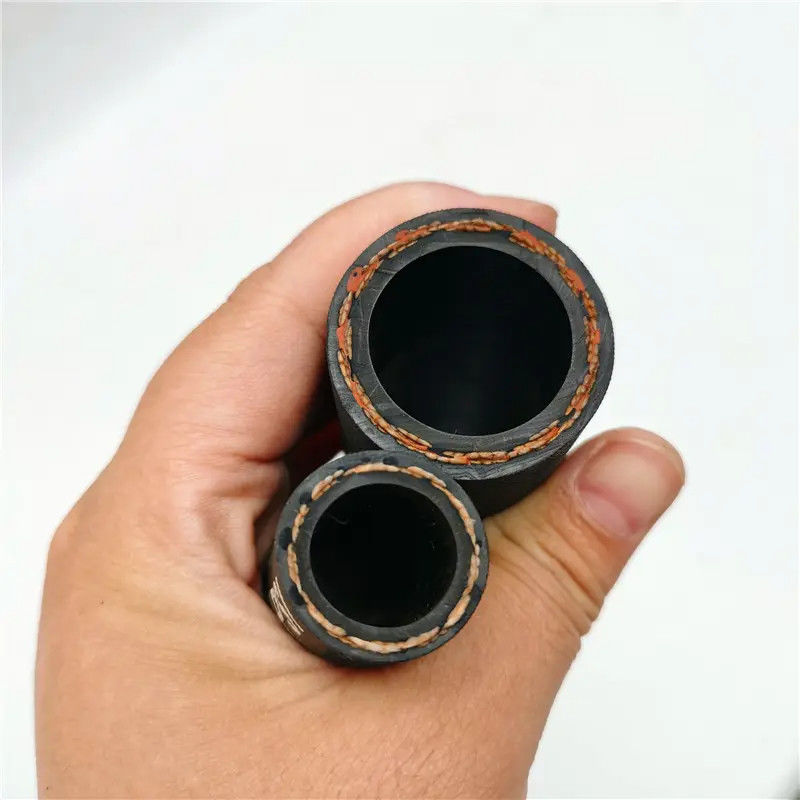 Flexible Multi-Purpose Rubber Hose Oil Return Pipe R3 R6 Fiber Braided Hydraulic Hose