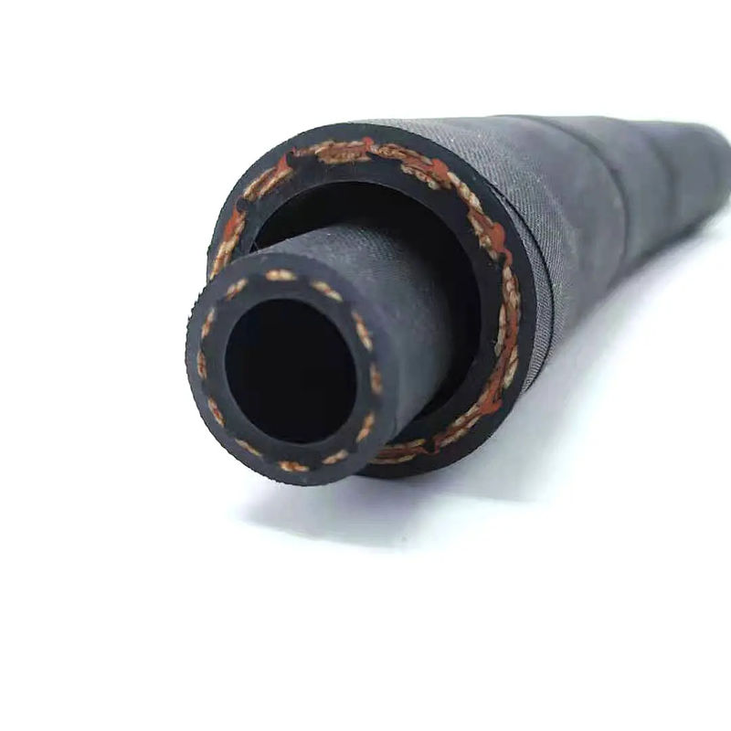 Flexible Multi-Purpose Rubber Hose Oil Return Pipe R3 R6 Fiber Braided Hydraulic Hose