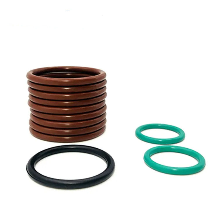 Nitril Buna O Ring Zwart Bruin AS568 60 70 90 FKM NBR Hoogdrukrubberzegel