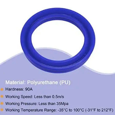 KELONG Polyurethane Hydraulische staafdichtingen UHS/UN ID6-200mm U Type Dichtingen Kolvendichtingen