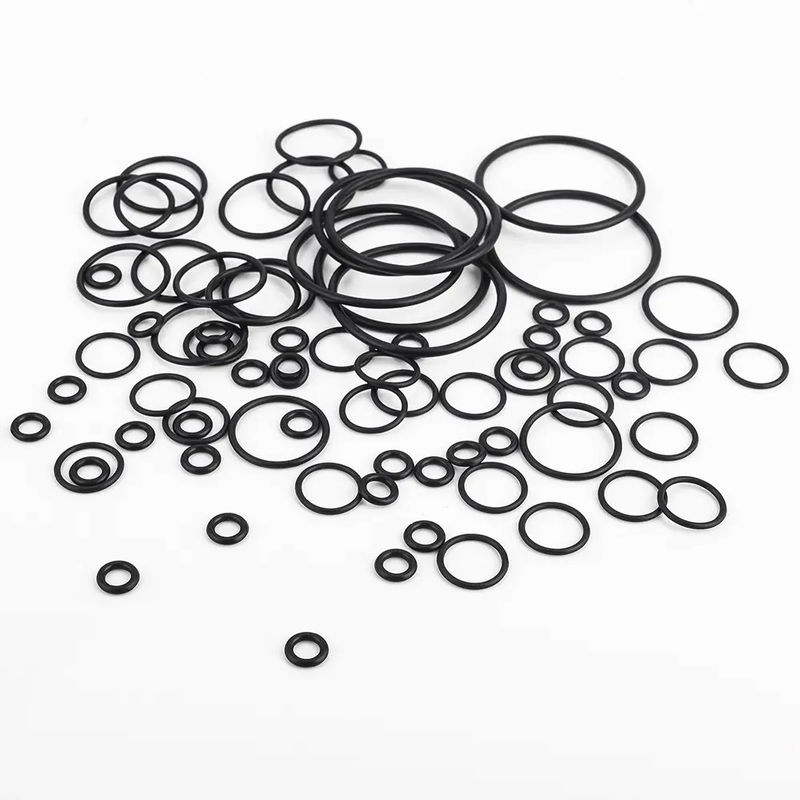 Glanzige NBR O Rings Oliebestendige diameter 1/1.5/1.9/2.4/3.1 Monsternemend Validerbaar