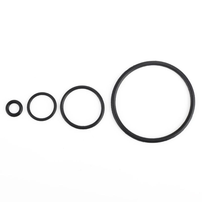 Glanzige NBR O Rings Oliebestendige diameter 1/1.5/1.9/2.4/3.1 Monsternemend Validerbaar