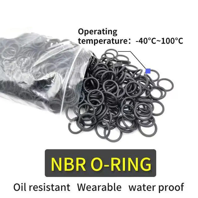 Silicone FKM EPDM NBR O Ringen, Nitril Rubber Seal O Ring Verschillende maten