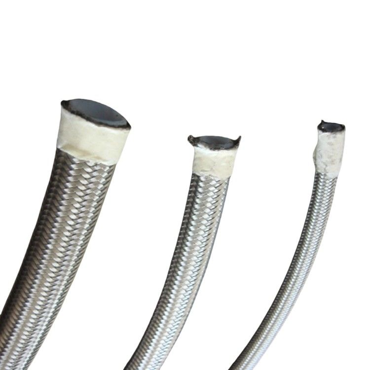 Roestvrij staal flexibel gebreide slangbuis PTFE metalen slang voor brandstof olie slang lijn
